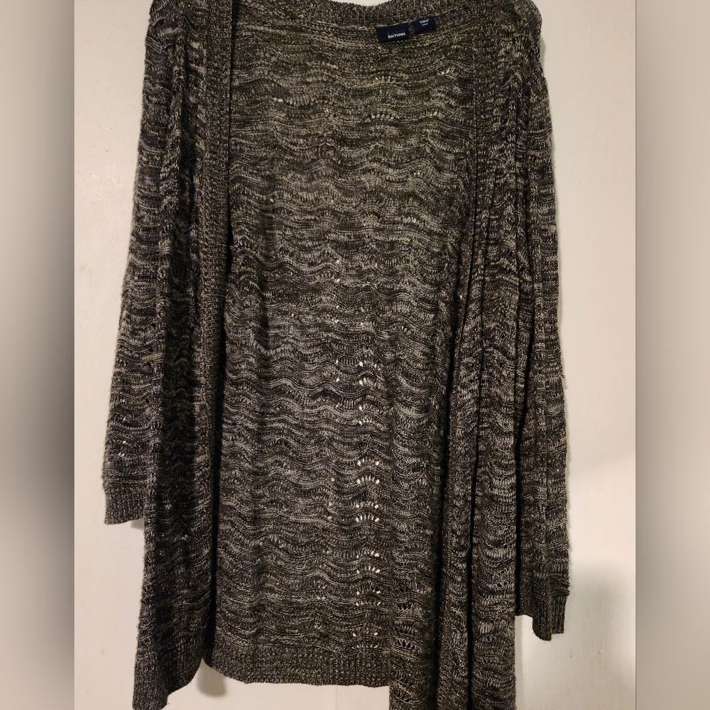 Grey/White/Black Multi Cardigan.